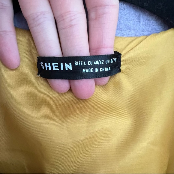 Gingham Button Through Flap Pocket Overcoat - Picture 12 of 14